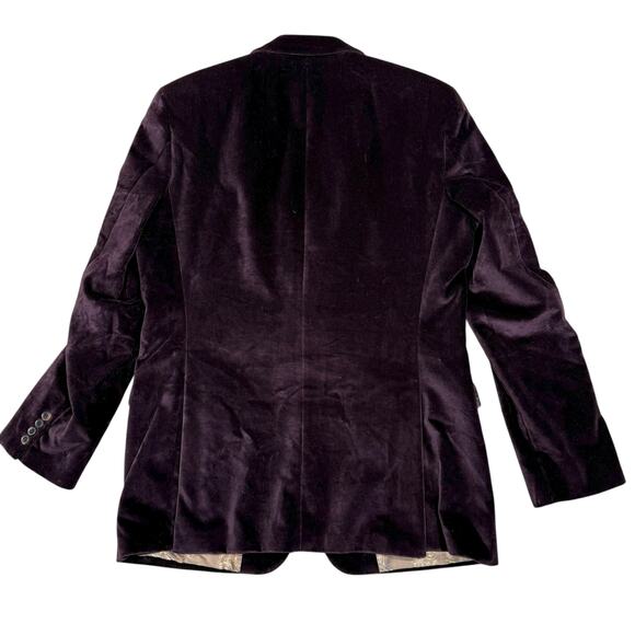 Hugo Boss Maselli Velvet Plum Purple Blazer Sportscoat 42L - Picture 7 of 11